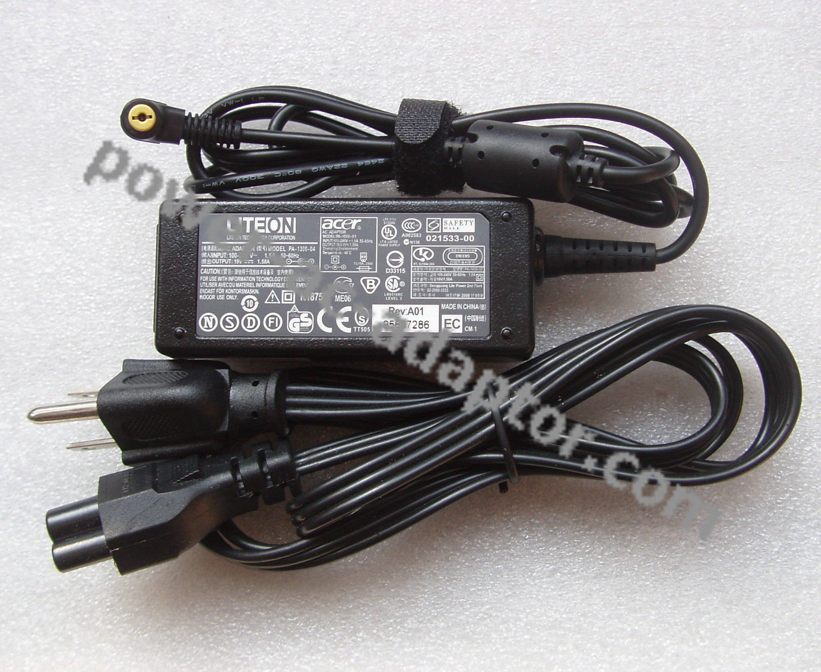 Acer AOA110/AOA150/D150/AOD150/AO751h 30W AC/DC Adapter